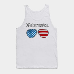 AMERICA PILOT GLASSES NEBRASKA Tank Top